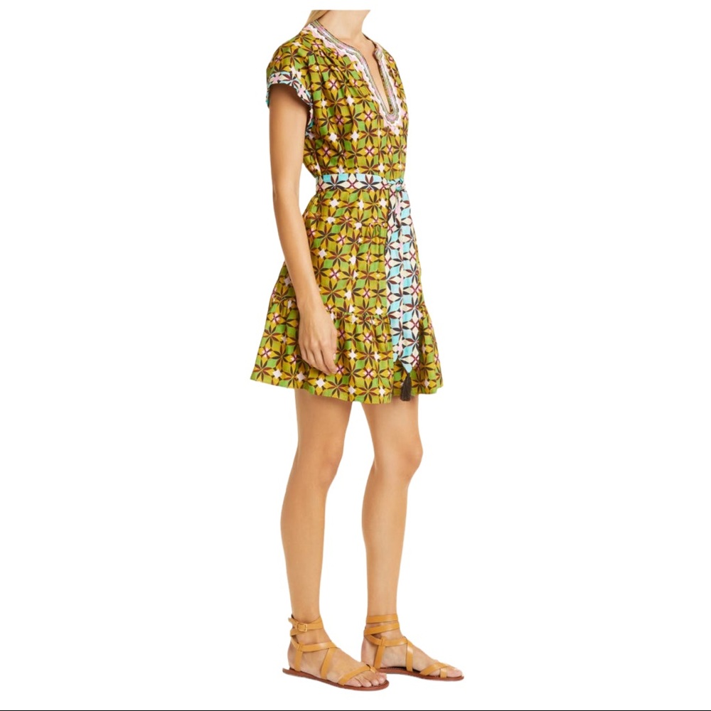 SALONI Ashley Floral Print Cotton Babydoll Minidress (4) - Picture 2 of 13